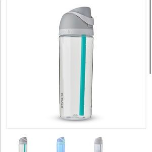 Owala Life FreeSip Bottle. Brand new, never opened - clear with teal straw